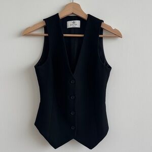 Aritzia Babaton black vest